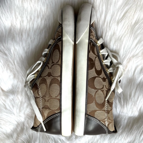 Coach - Brown Monogram Sneaker - Picture 10 of 10